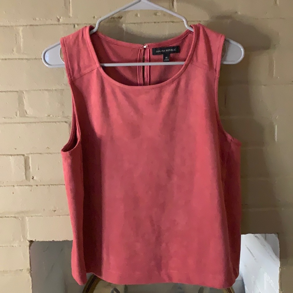 Banana Republic Pink faux suede